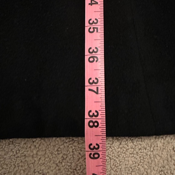 Liz Claiborne Black Wool Topcoat Size 6 - Picture 8 of 8